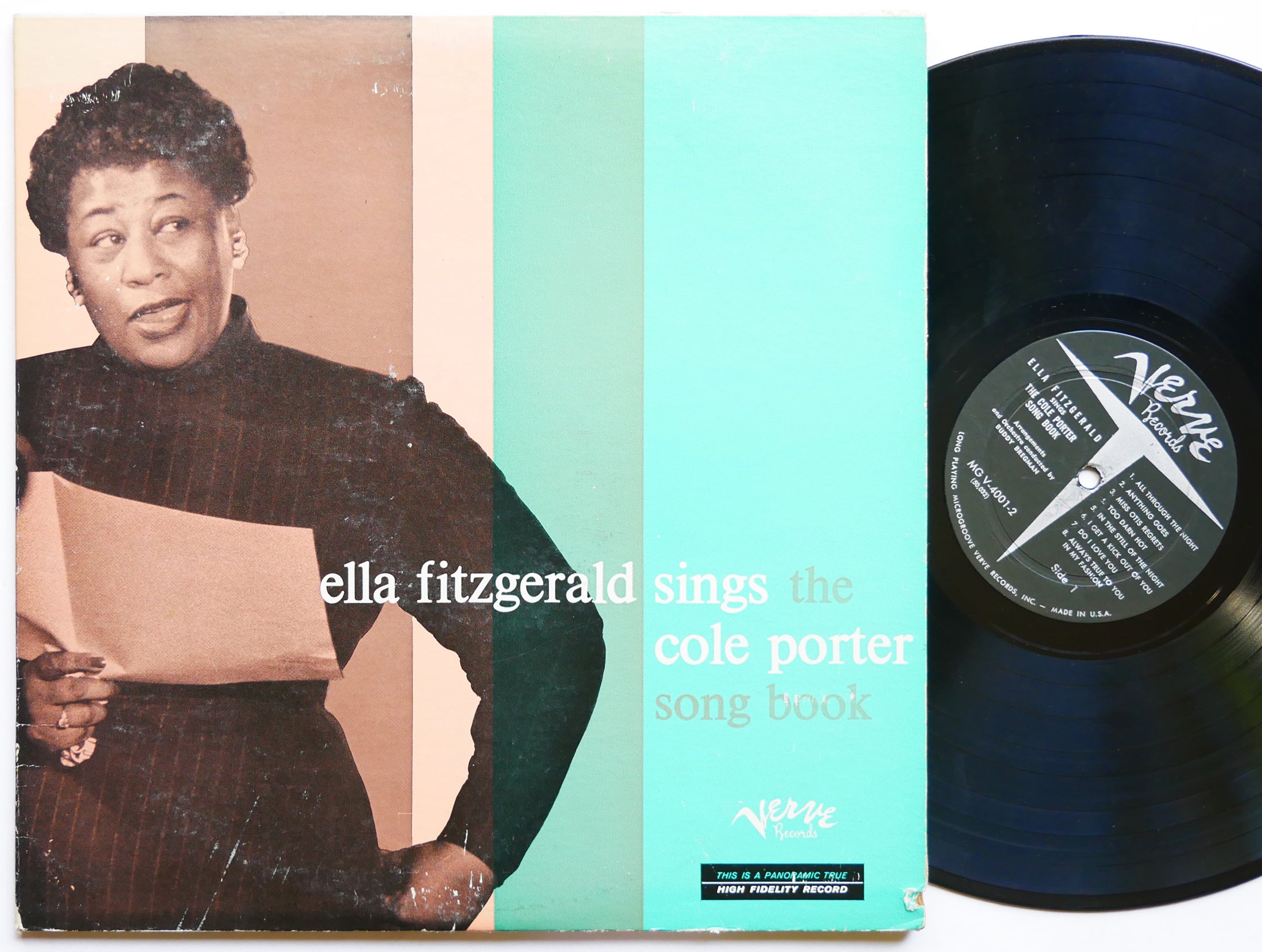 ELLA FITZGERALD Sings The Cole Porter Song Book 2 x LP VERVE MG V-4001-2 US 1956