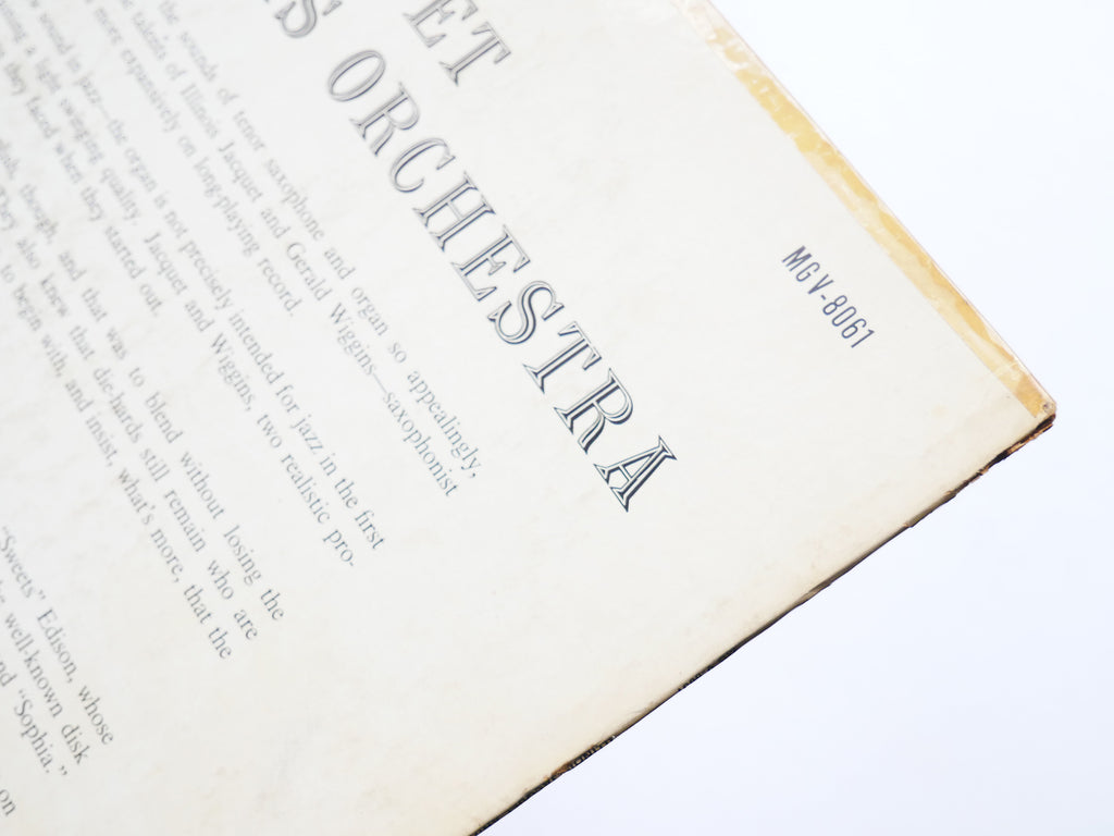 ILLINOIS JACQUET And His Orchestra LP VERVE MG V-8061 US 1957 MONO Curtis Counce