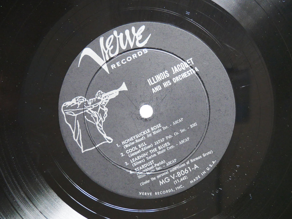 ILLINOIS JACQUET And His Orchestra LP VERVE MG V-8061 US 1957 MONO Curtis Counce