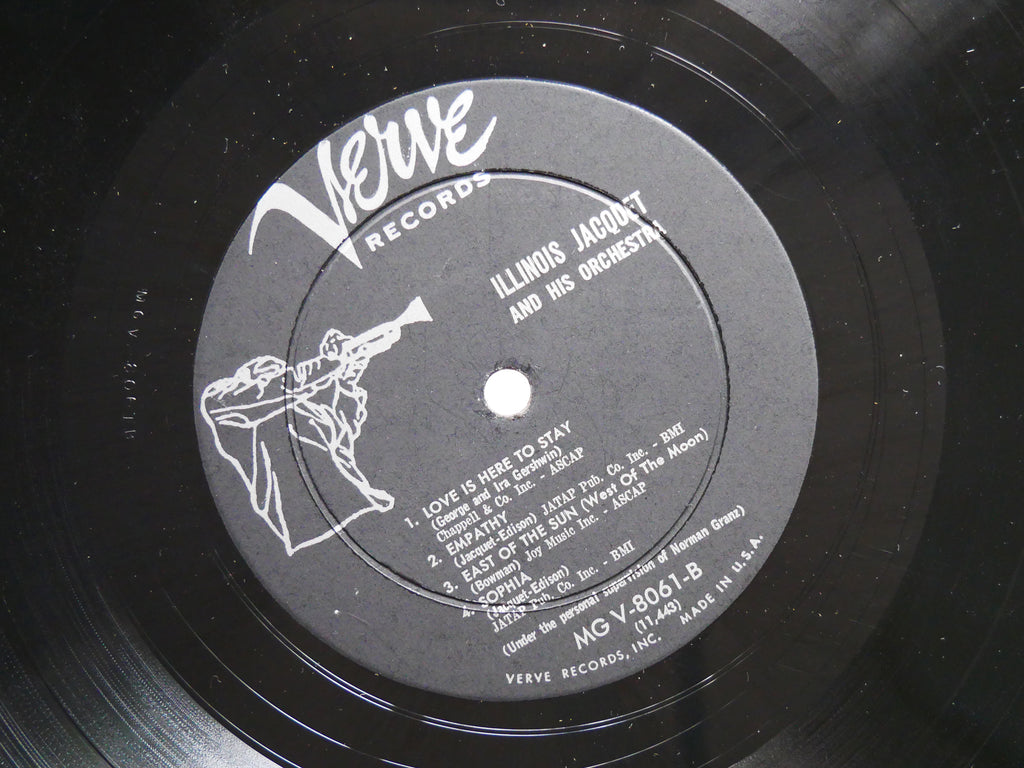 ILLINOIS JACQUET And His Orchestra LP VERVE MG V-8061 US 1957 MONO Curtis Counce