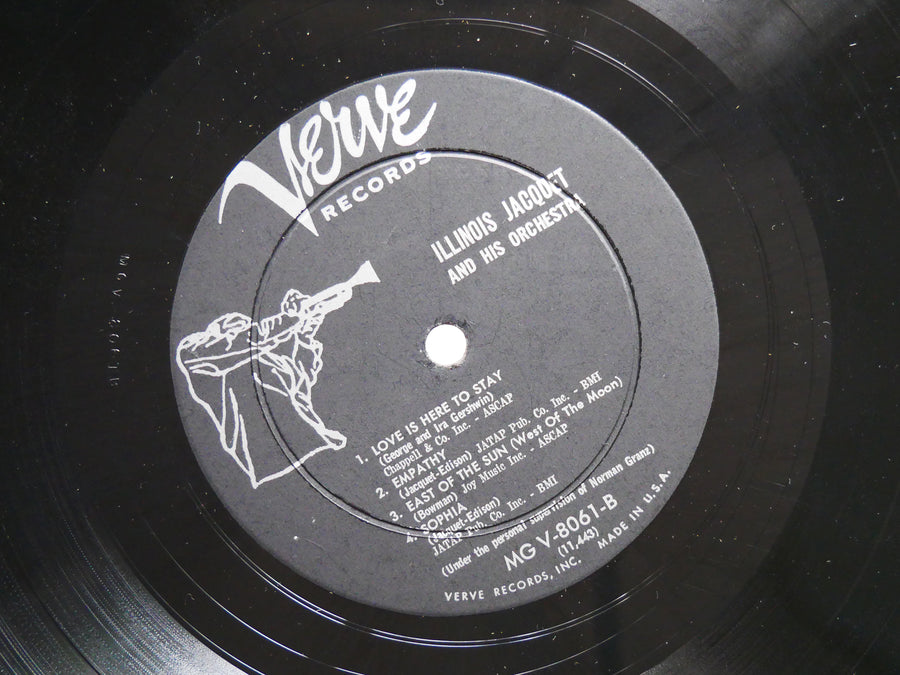 ILLINOIS JACQUET And His Orchestra LP VERVE MG V-8061 US 1957 MONO Curtis Counce
