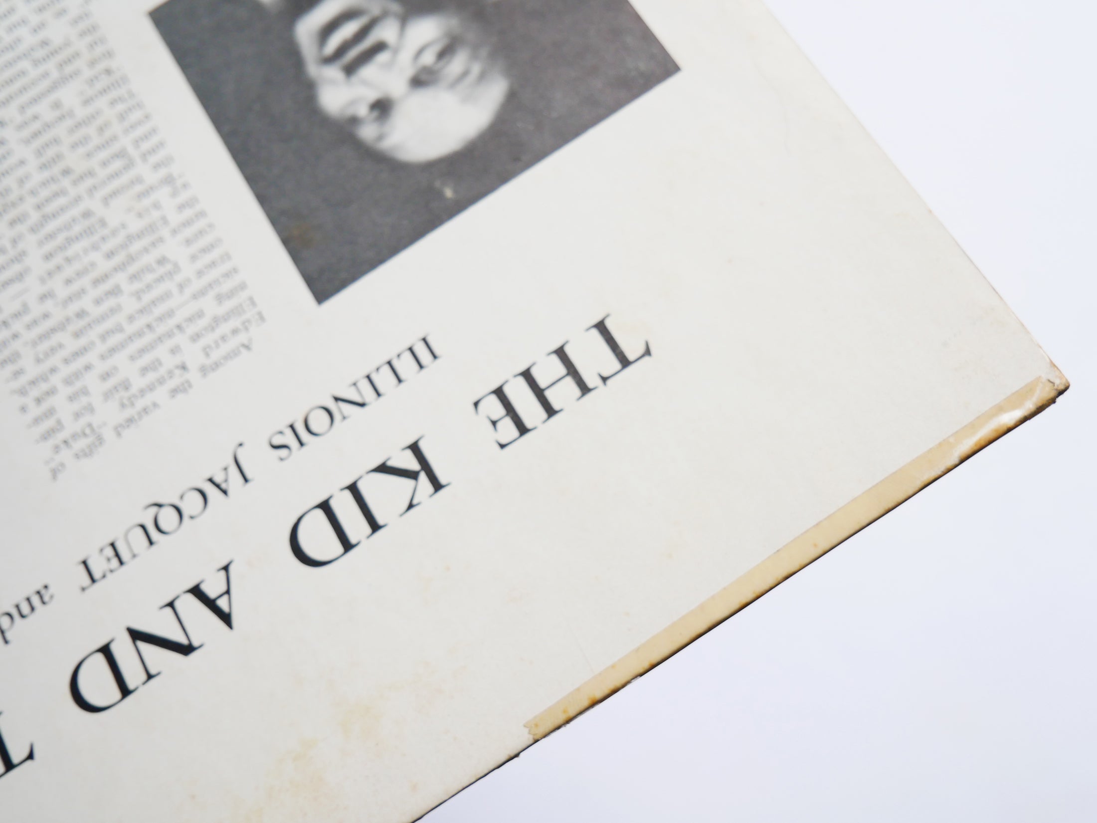 ILLINOIS JACQUET BEN WEBSTER The Kid And The Brute LP VERVE MGV 8065 DG MONO DSM