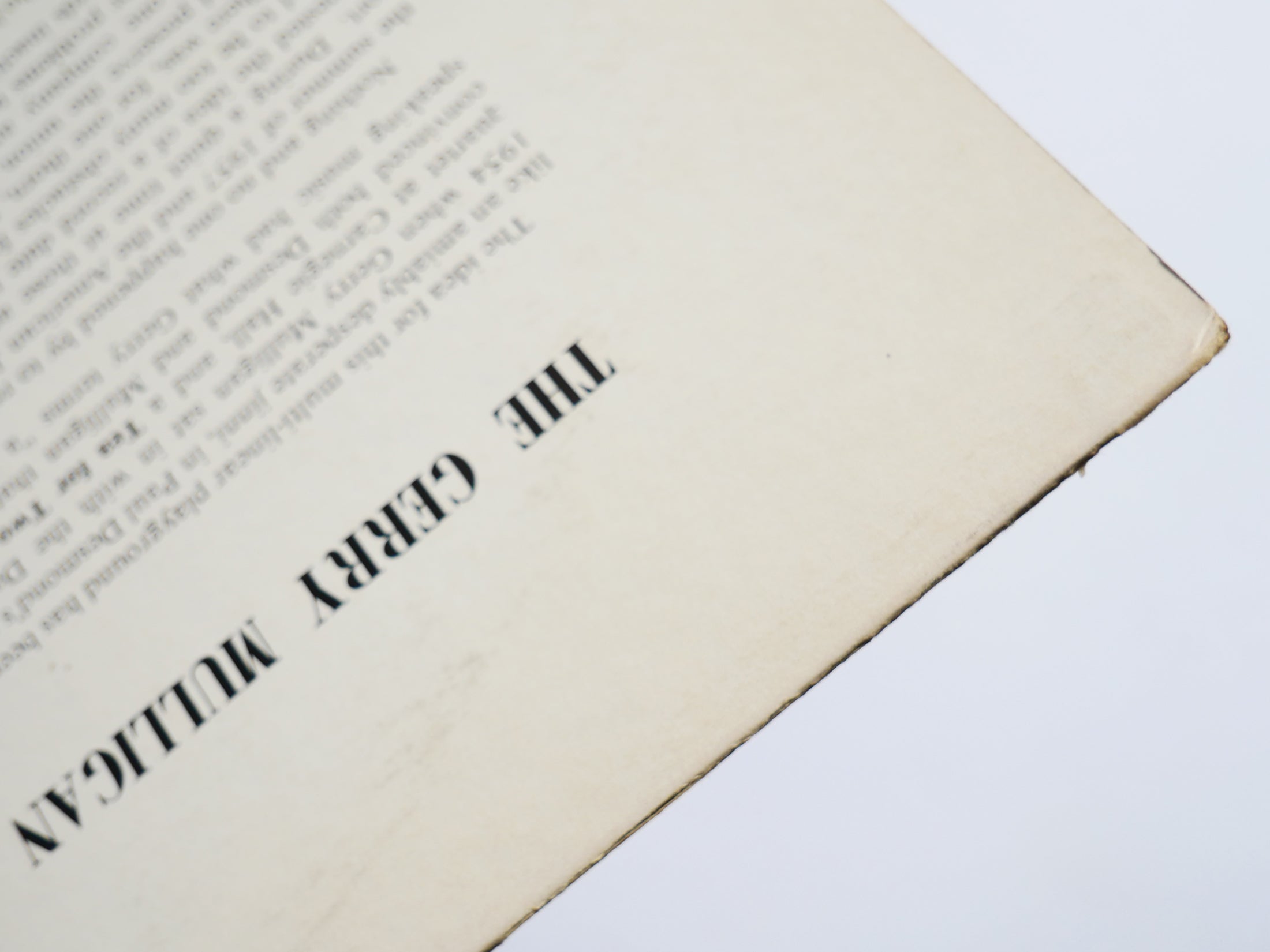 GERRY MULLIGAN PAUL DESMOND Quartet LP VERVE RECORDS MGV-8246 US 1957 DG MONO