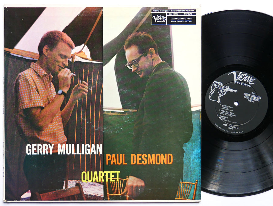 GERRY MULLIGAN PAUL DESMOND Quartet LP VERVE RECORDS MGV-8246 US 1957 DG MONO