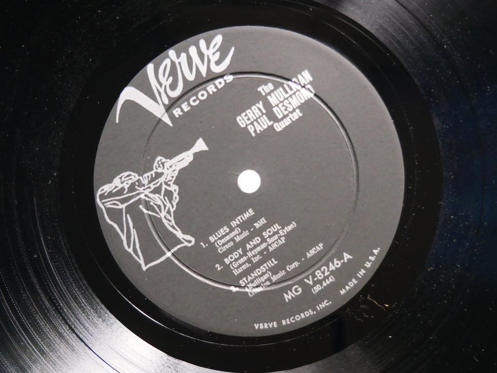 GERRY MULLIGAN PAUL DESMOND Quartet LP VERVE RECORDS MGV-8246 US 1957 DG MONO