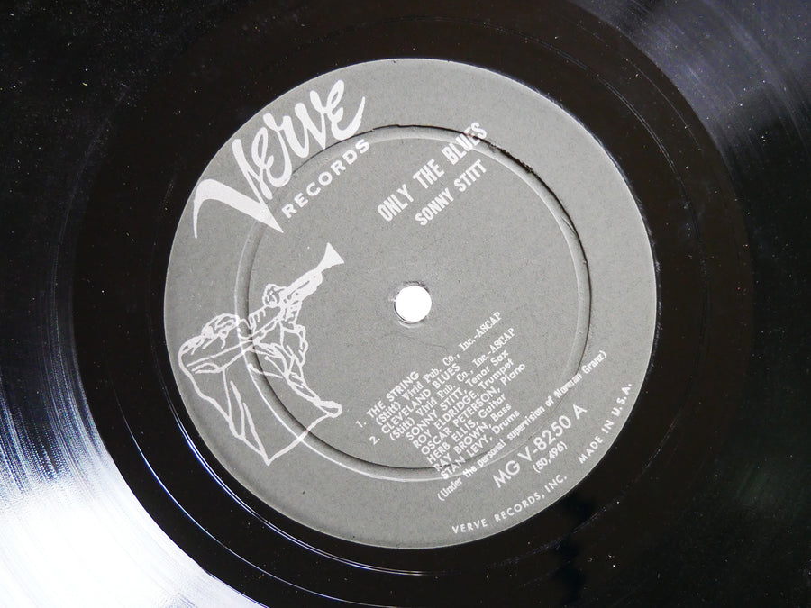 SONNY STITT Only The Blues LP VERVE MG V-8250 US 1958 DG MONO JAZZ Roy Eldridge