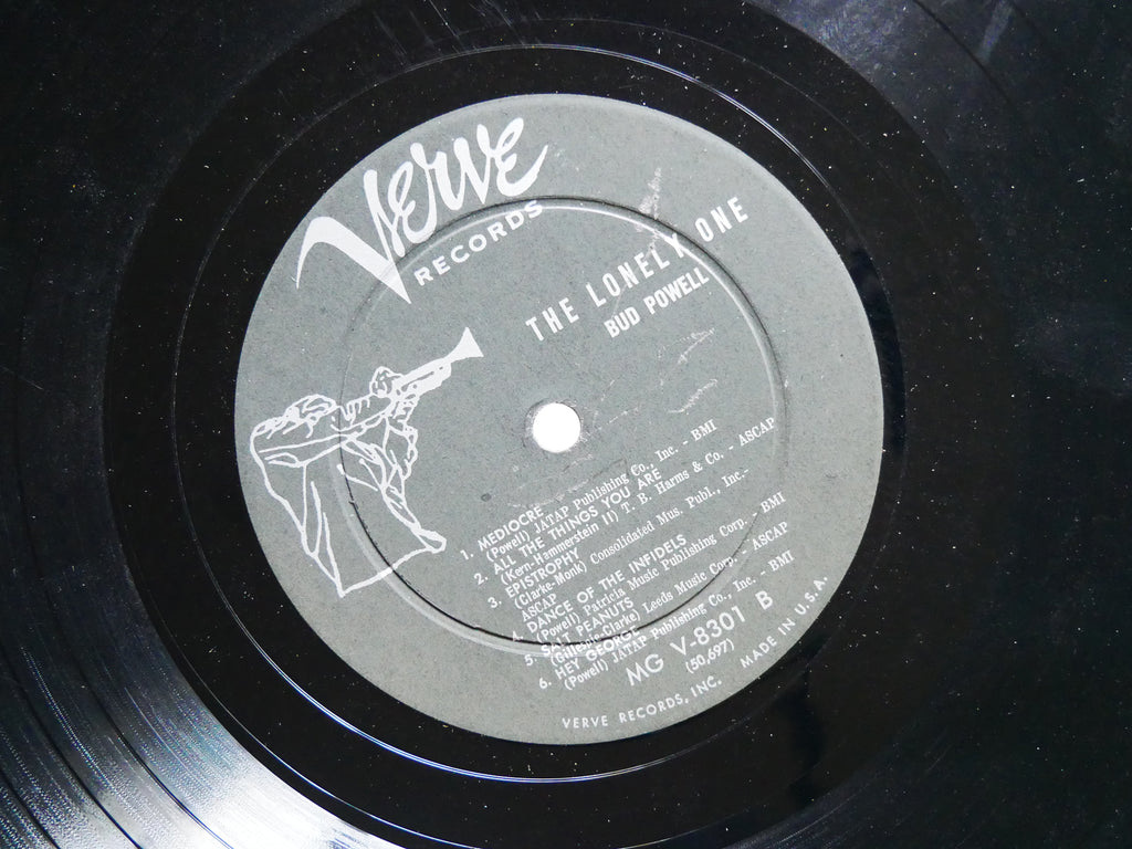 BUD POWELL The Lonely One LP VERVE RECORDS MG V-8301 US 1959 DG MONO Kenny Clark