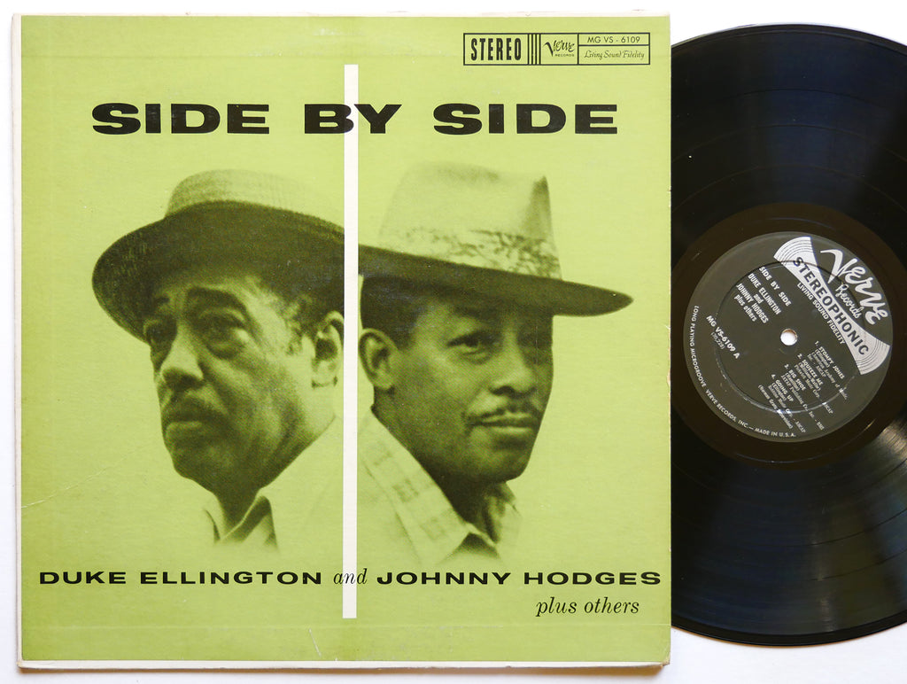 DUKE ELLINGTON JOHNNY HODGES Side by Side LP VERVE RECORDS MG VS-6109 US 1959 DG