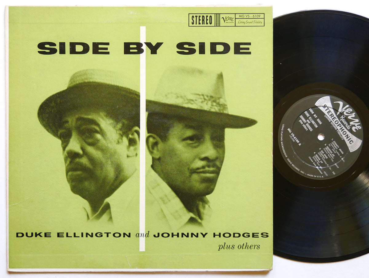 DUKE ELLINGTON JOHNNY HODGES Side by Side LP VERVE RECORDS MG VS-6109 US 1959 DG