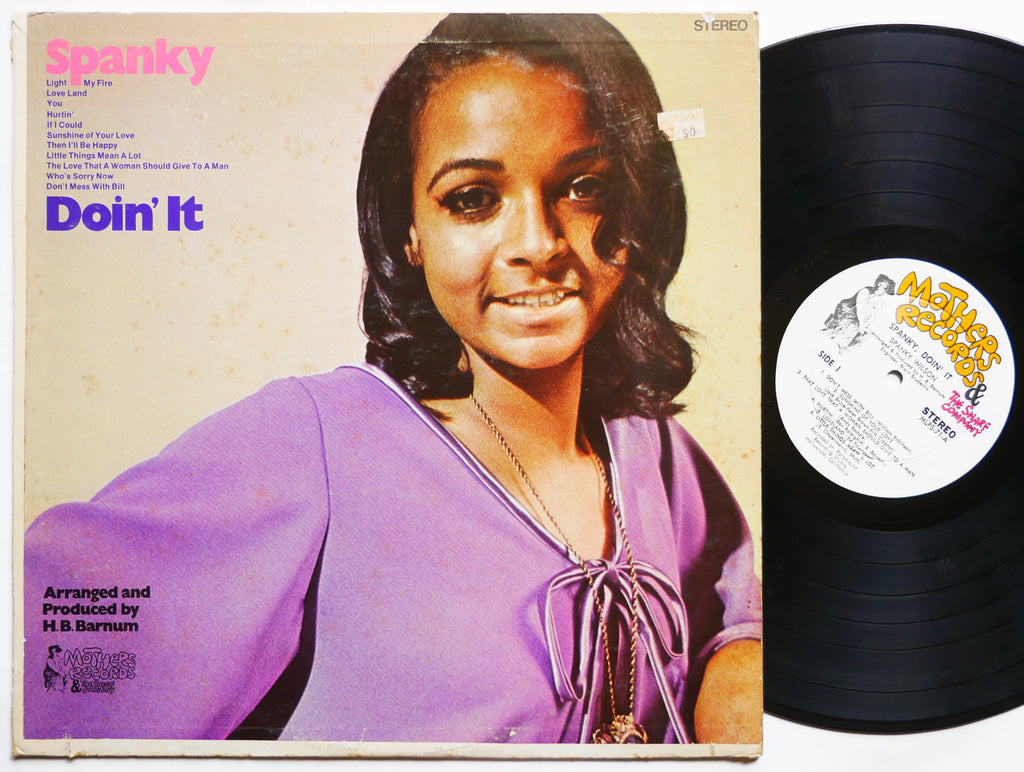 SPANKY WILSON Doin' It LP MOTHERS RECORDS MRS-71 US 1969 Jazz Soul Funk Blues