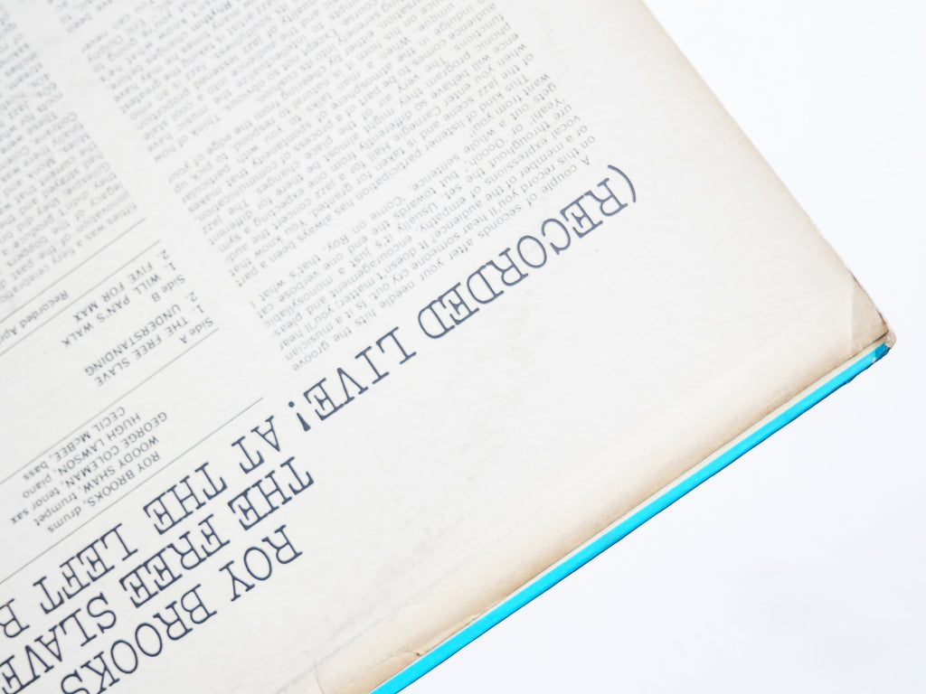 ROY BROOKS The Free Slave LP MUSE MR 5003 US 1972 Woody Shaw Cecil McBee CLEAN