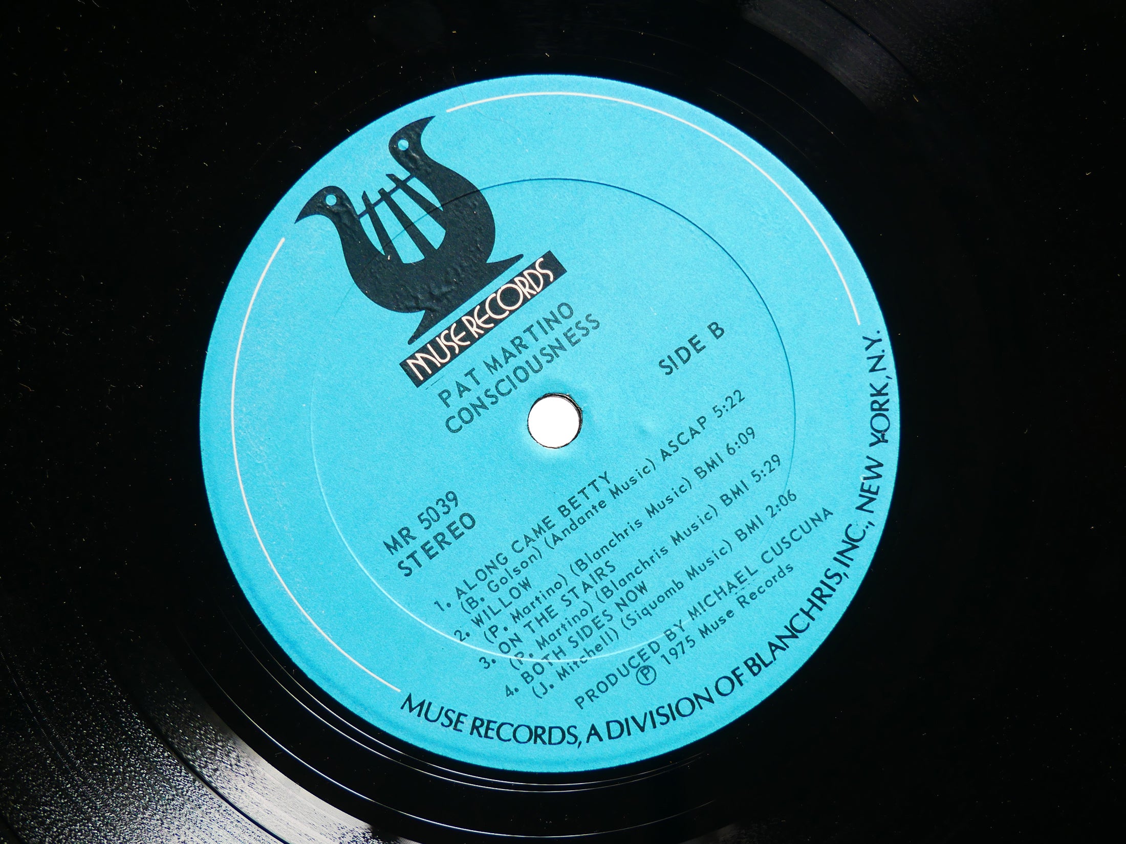 PAT MARTINO Consciousness LP MUSE RECORDS MR 5039 US 1974 JAZZ VG+