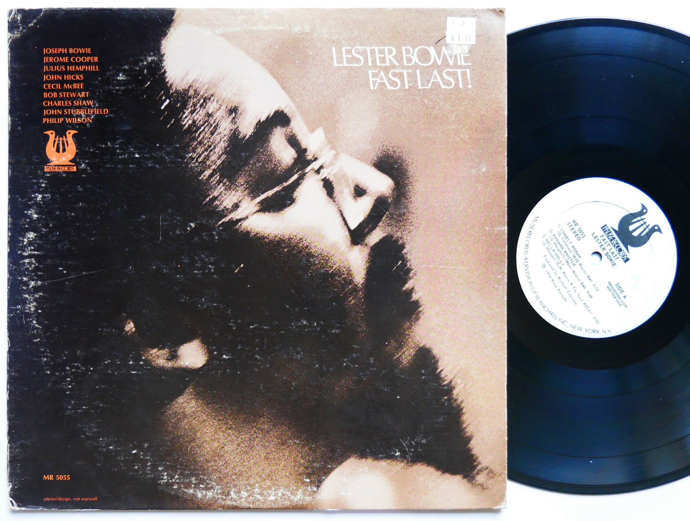 LESTER BOWIE Fast Last! LP MUSE RECORDS MR 5055 US 1974 PROMO Cecil McBee