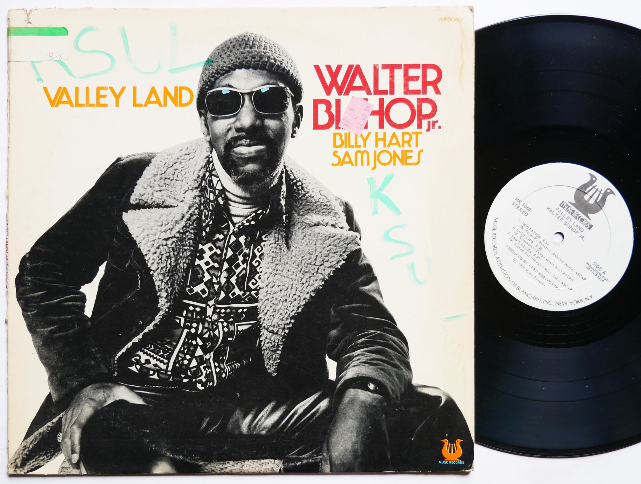 WALTER BISHOP, JR. Valley Land LP MUSE RECORDS MR 5060 US 1976 PROMO Sam Jones
