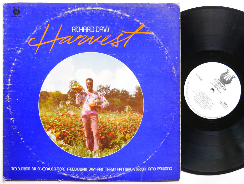RICHARD DAVIS Harvest LP MUSE RECORDS MR 5115 US 1979 PROMO Bill Lee Billy Hart