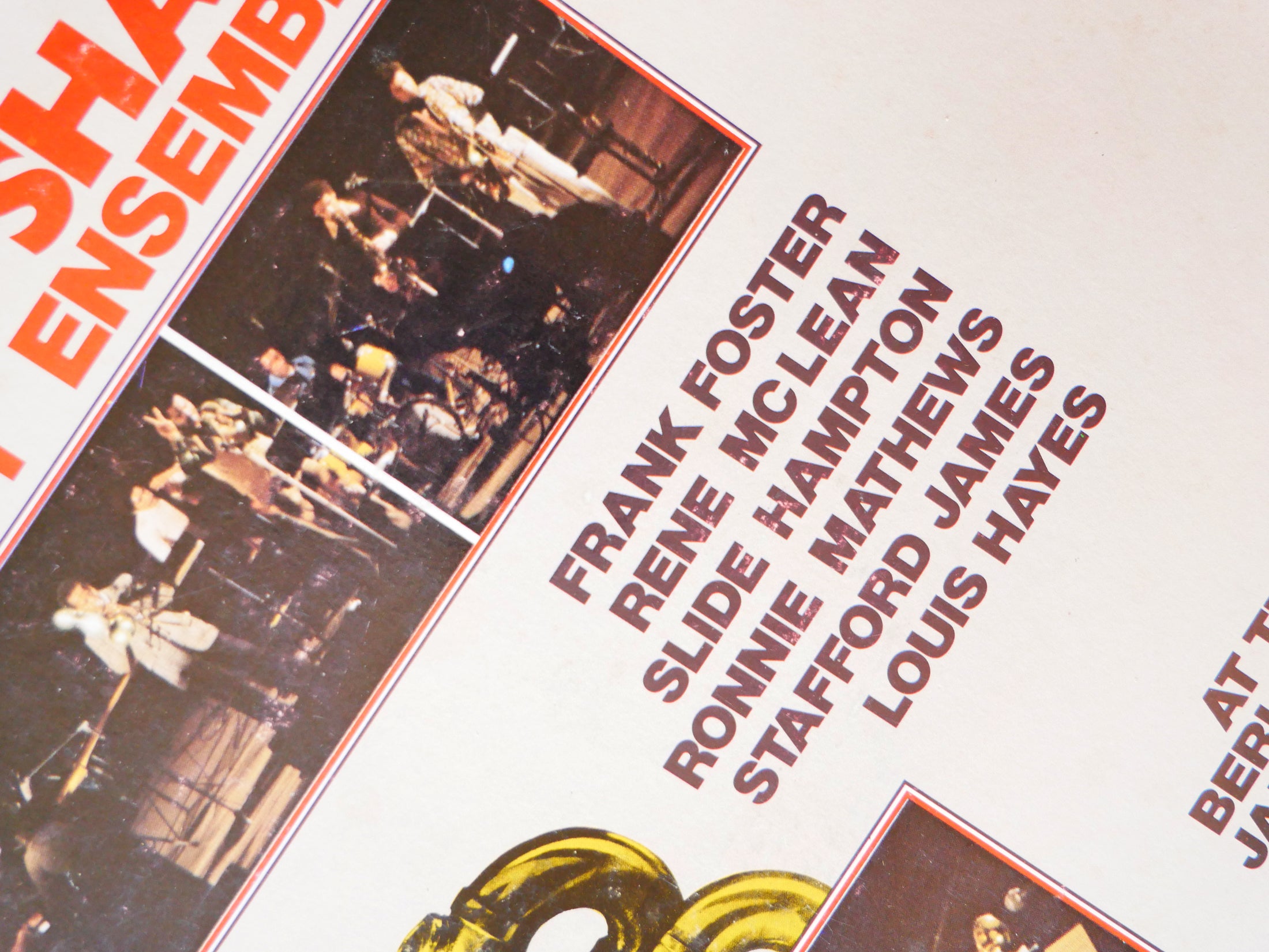 WOODY SHAW FRANK FOSTER At The Berliner Jazztage LP MUSE MR 5139 US 1977 PROMO