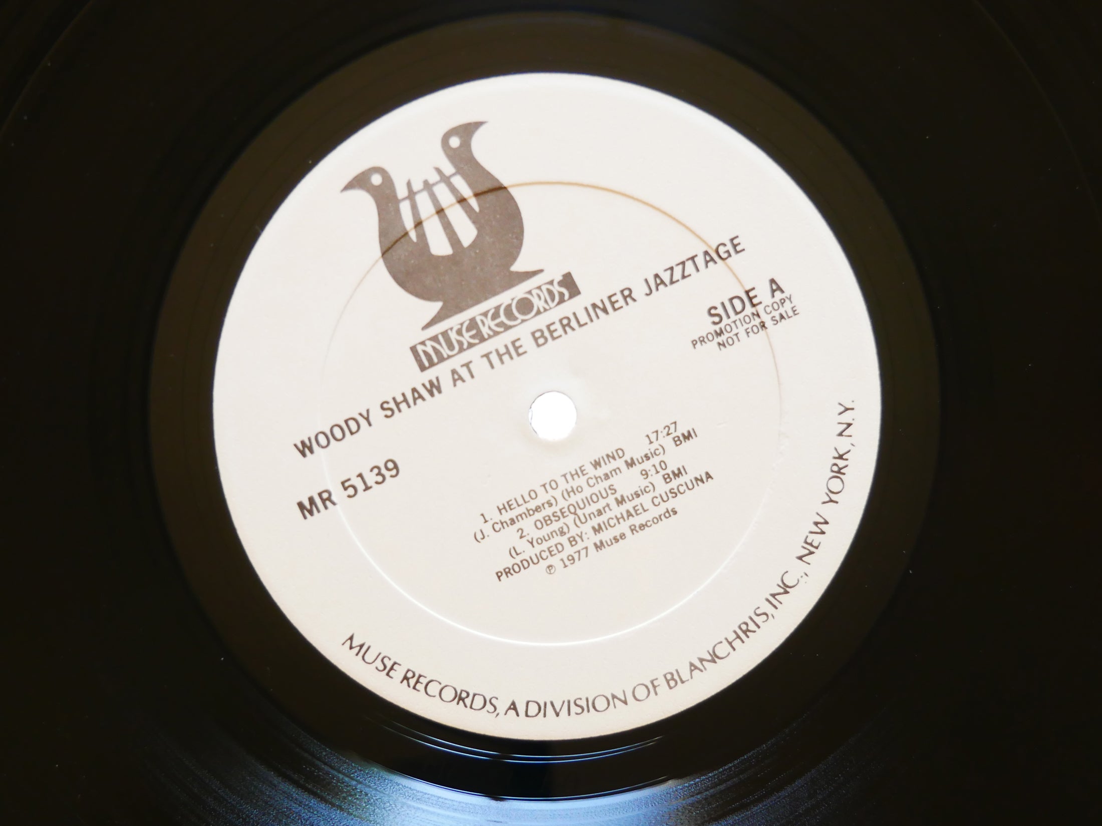 WOODY SHAW FRANK FOSTER At The Berliner Jazztage LP MUSE MR 5139 US 1977 PROMO