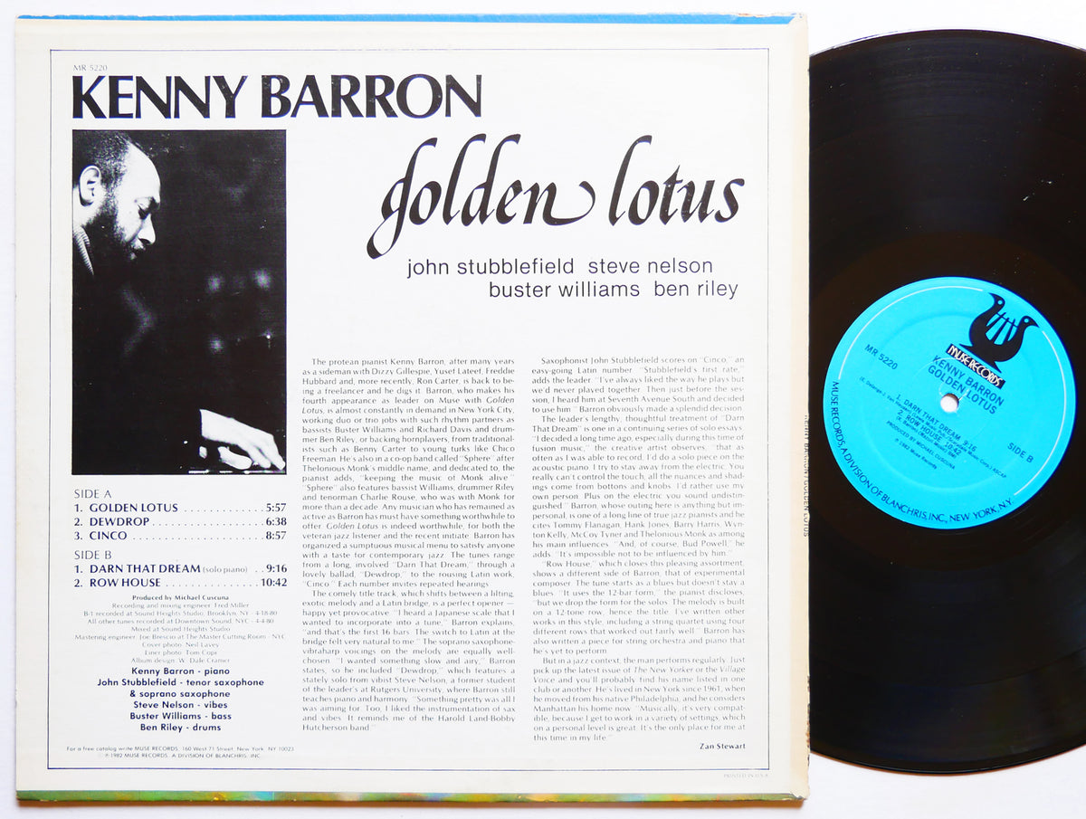 KENNY BARRON Golden Lotus LP MUSE RECORDS MR 5220 US 1982 Buster Williams