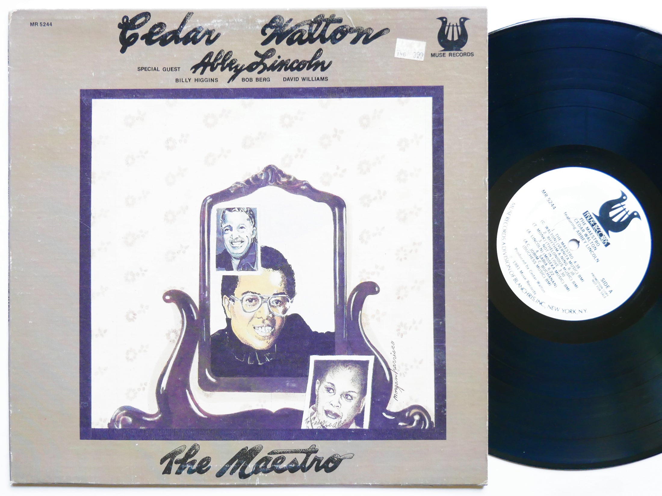 CEDAR WALTON ABBEY LINCOLN The Maestro LP MUSE RECORDS MR 5244 US 1981 PROMO VG+
