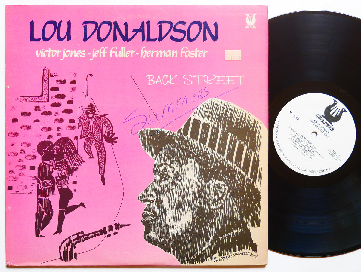 LOU DONALDSON VICTOR JONES JONES JEFF Back Street LP MUSE MR 5292 US 1983 PROMO