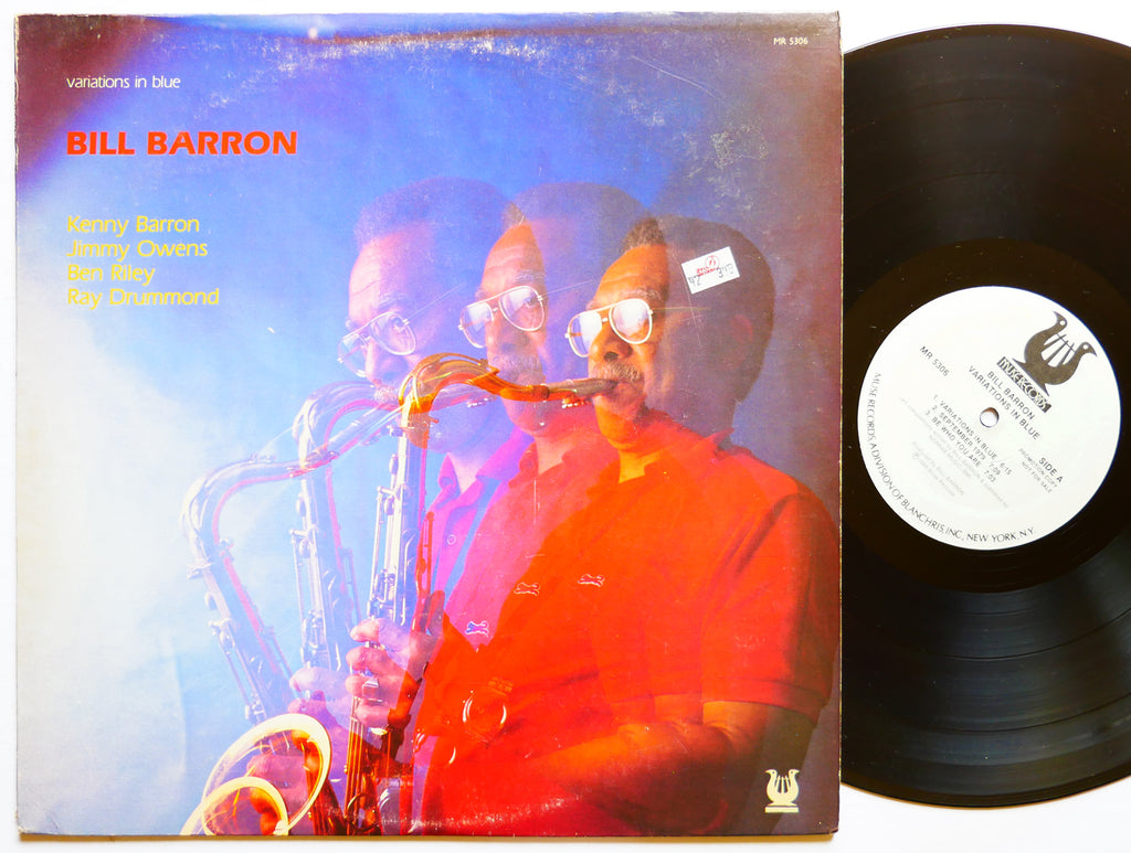BILL BARRON Variations In Blue LP MUSE RECORDS MR 5306 US 1984 Jimmy Owens PROMO