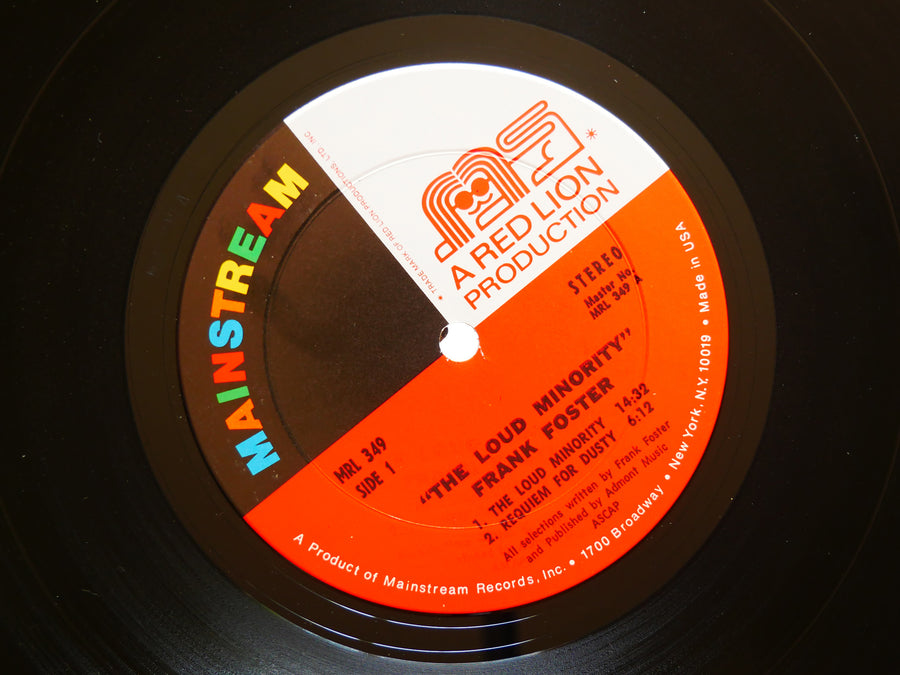 FRANK FOSTER The Loud Minority LP MAINSTREAM MRL 349 US '72 Elvin Jones Hannibal
