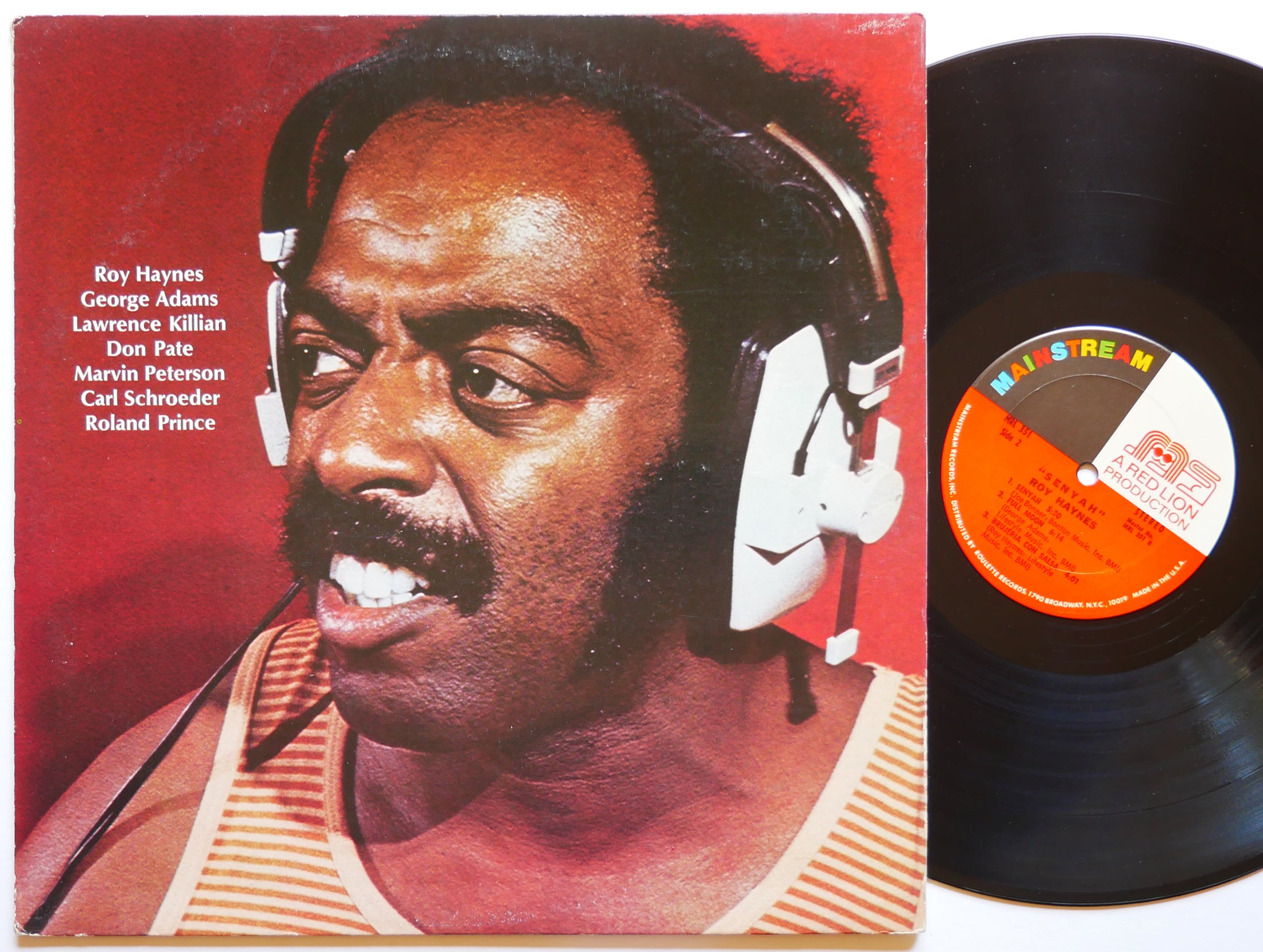 ROY HAYNES Senyah LP MAINSTREAM RECORDS US 1972 JAZZ George Adams Hannibal VG+
