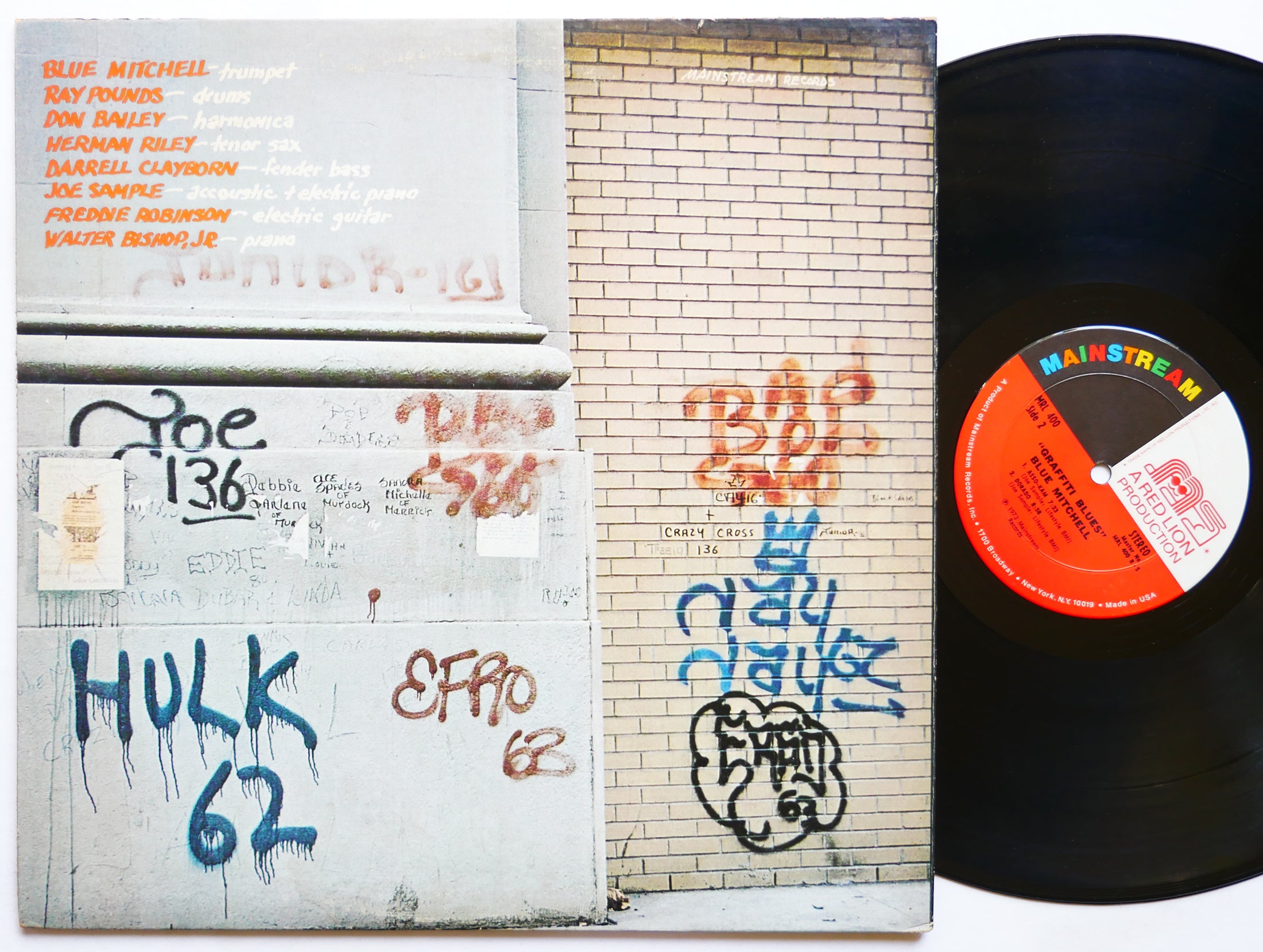 BLUE MITCHELL Graffiti Blues LP MAINSTREAM MRL 400 US 1973 Walter Bishop, Jr.