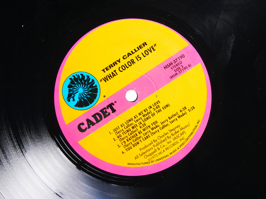 TERRY CALLIER What Color Is Love LP CADET CA 50019 Orig US 1972 Donald Myrick
