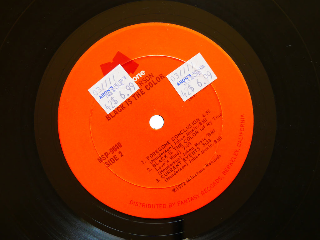 JOE HENDERSON Black Is The Color LP MILESTONE MSP 9040 US 1972 Jack DeJohnette