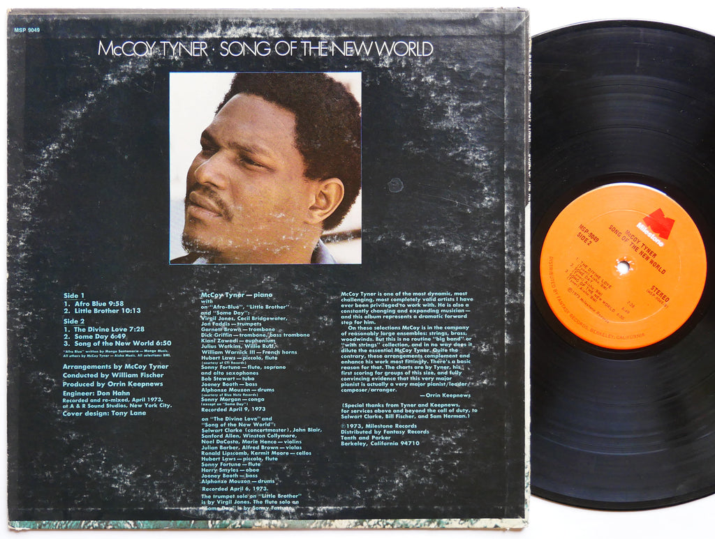 MCCOY TYNER Song Of The New World LP MILESTONE MSP 9049 US 1973 Alphonse Mouzon