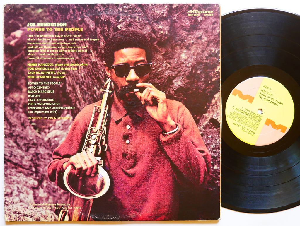 JOE HENDERSON Power To The People LP MILESTONE MSP 9024 US 1969 Herbie Hancock
