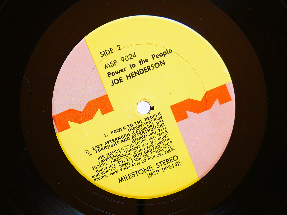 JOE HENDERSON Power To The People LP MILESTONE MSP 9024 US 1969 Herbie Hancock