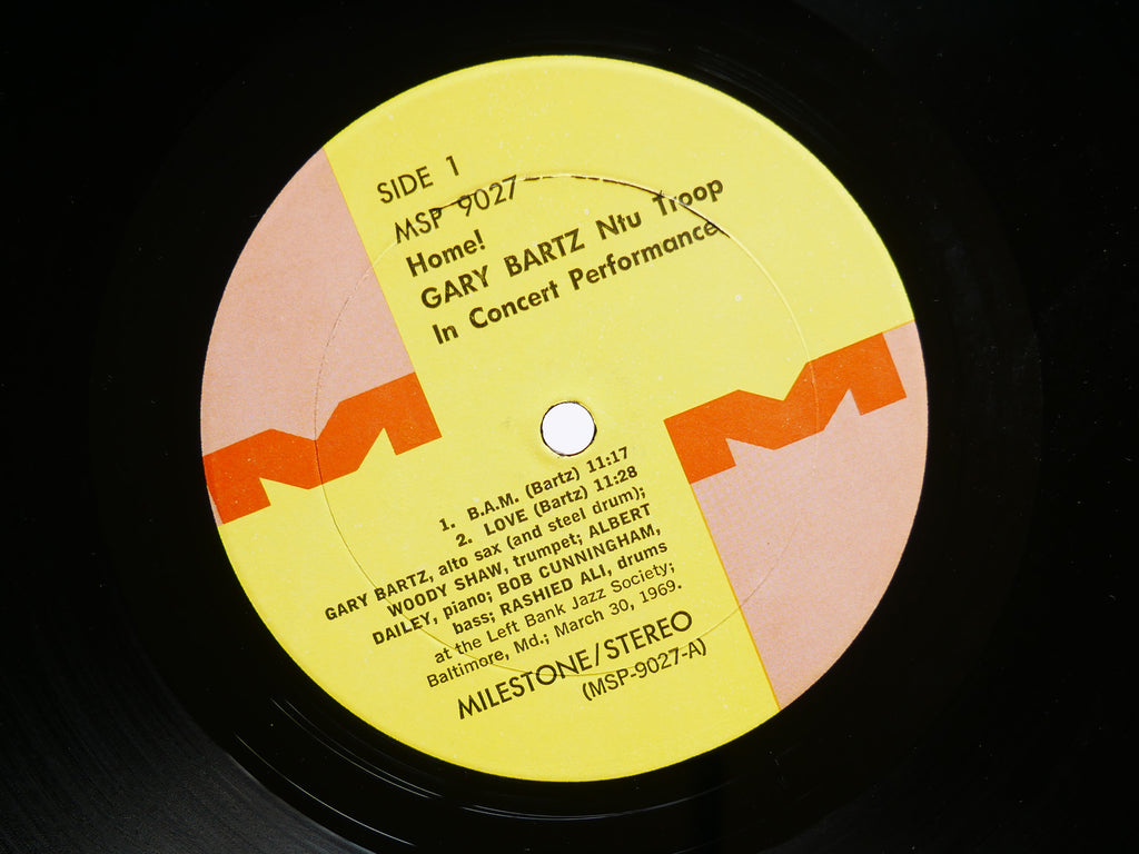 GARY BARTZ NTU TROOP Home! LP MILESTONE MSP 9027 US 1970 Woody Shaw Rashied Ali