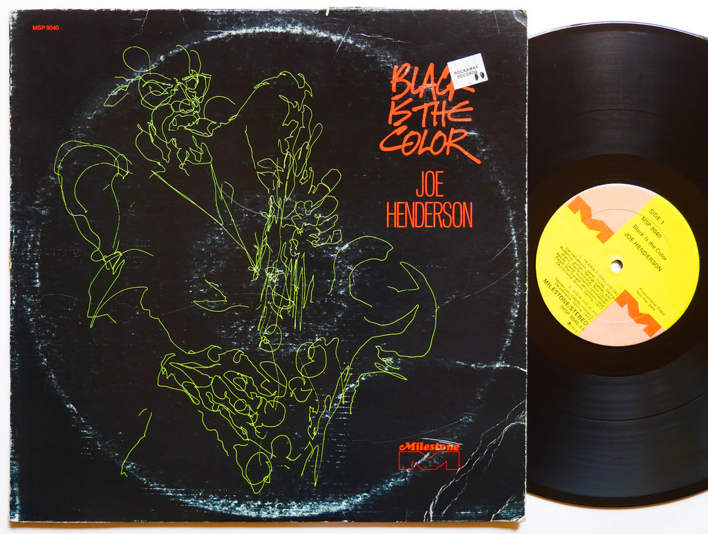JOE HENDERSON Black Is The Color LP MILESTONE MSP 9040 US 1972 Jack DeJohnette