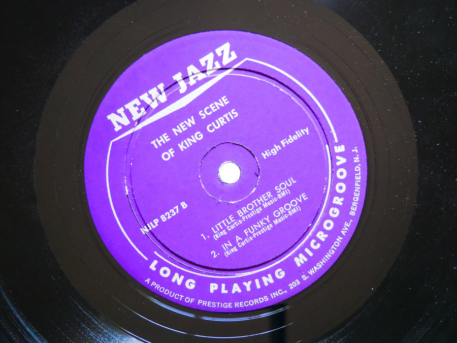 KING CURTIS The New Scene Of LP NEW JAZZ NJLP 8237 US 1960 DG MONO Wynton Kelly