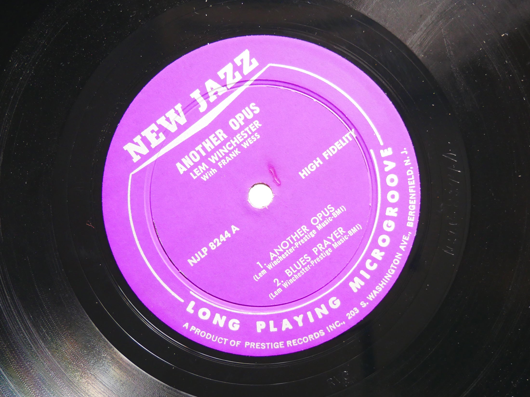 LEM WINCHESTER Another Opus LP NEW JAZZ NJLP 8244 US 1961 RVG DG MONO Hank Jones