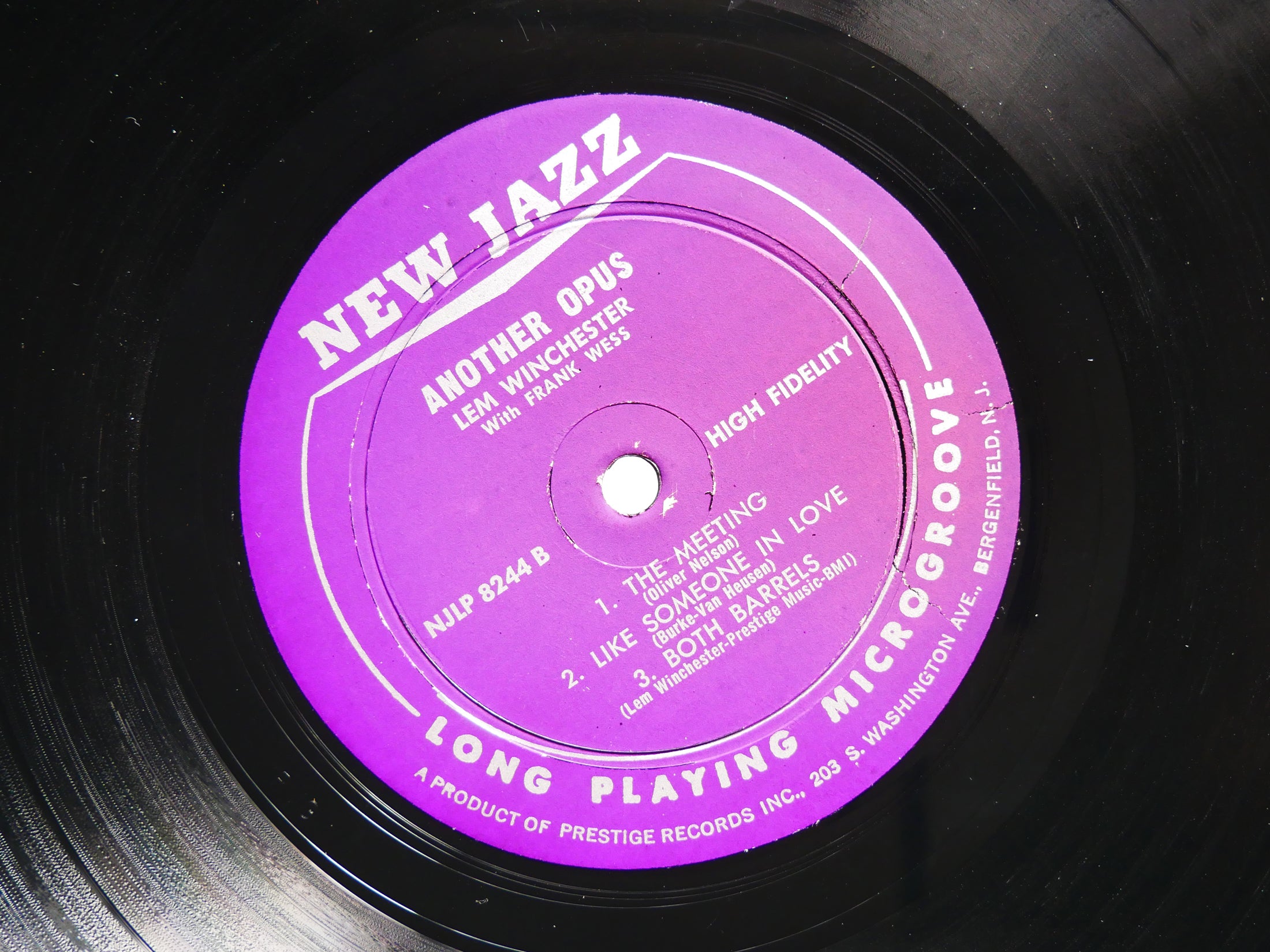 LEM WINCHESTER Another Opus LP NEW JAZZ NJLP 8244 US 1961 RVG DG MONO Hank Jones