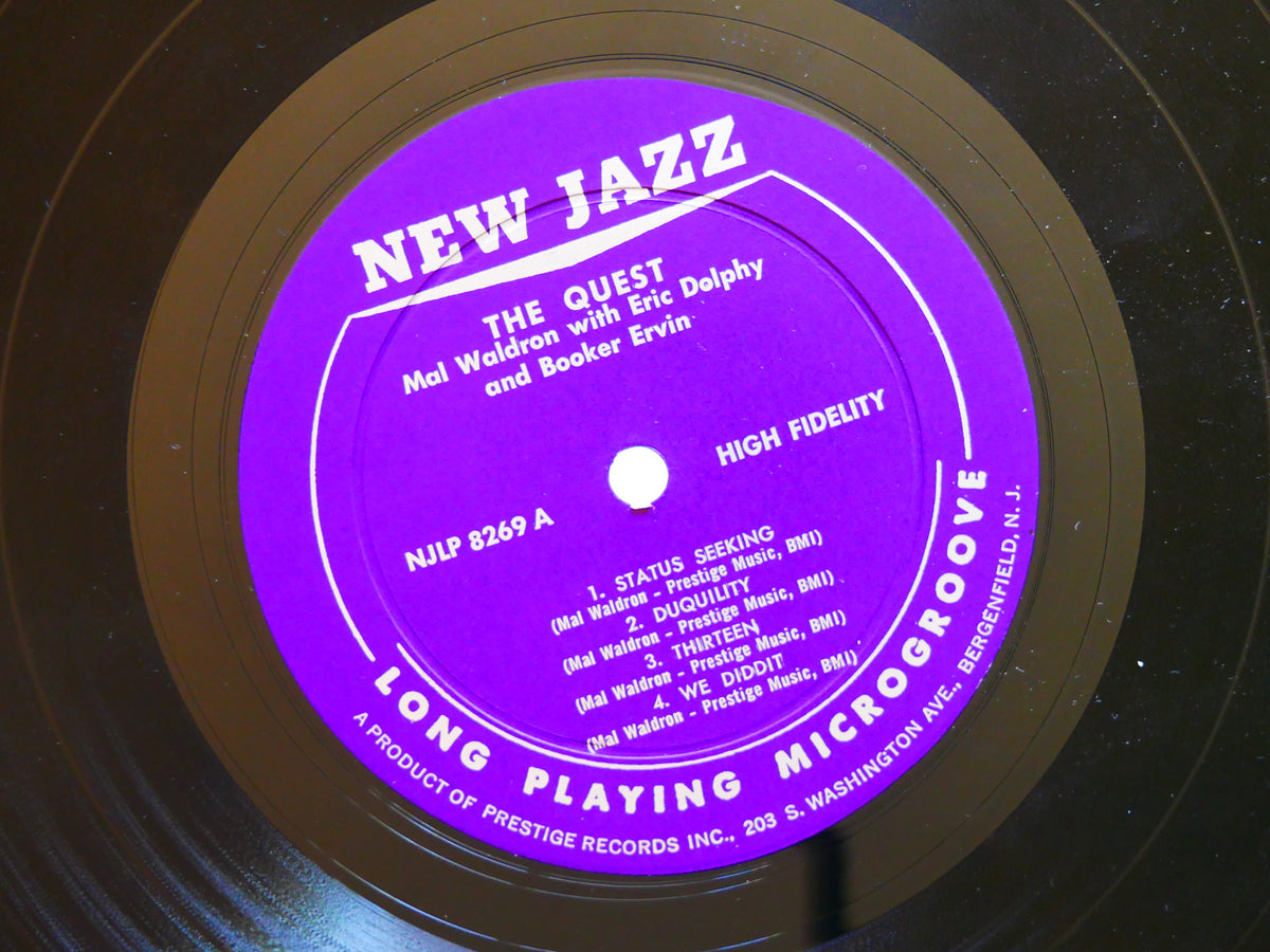 MAL WALDRON ERIC DOLPHY The Quest LP NEW JAZZ NJLP 8269 US 1963 RVG DG MONO VG+