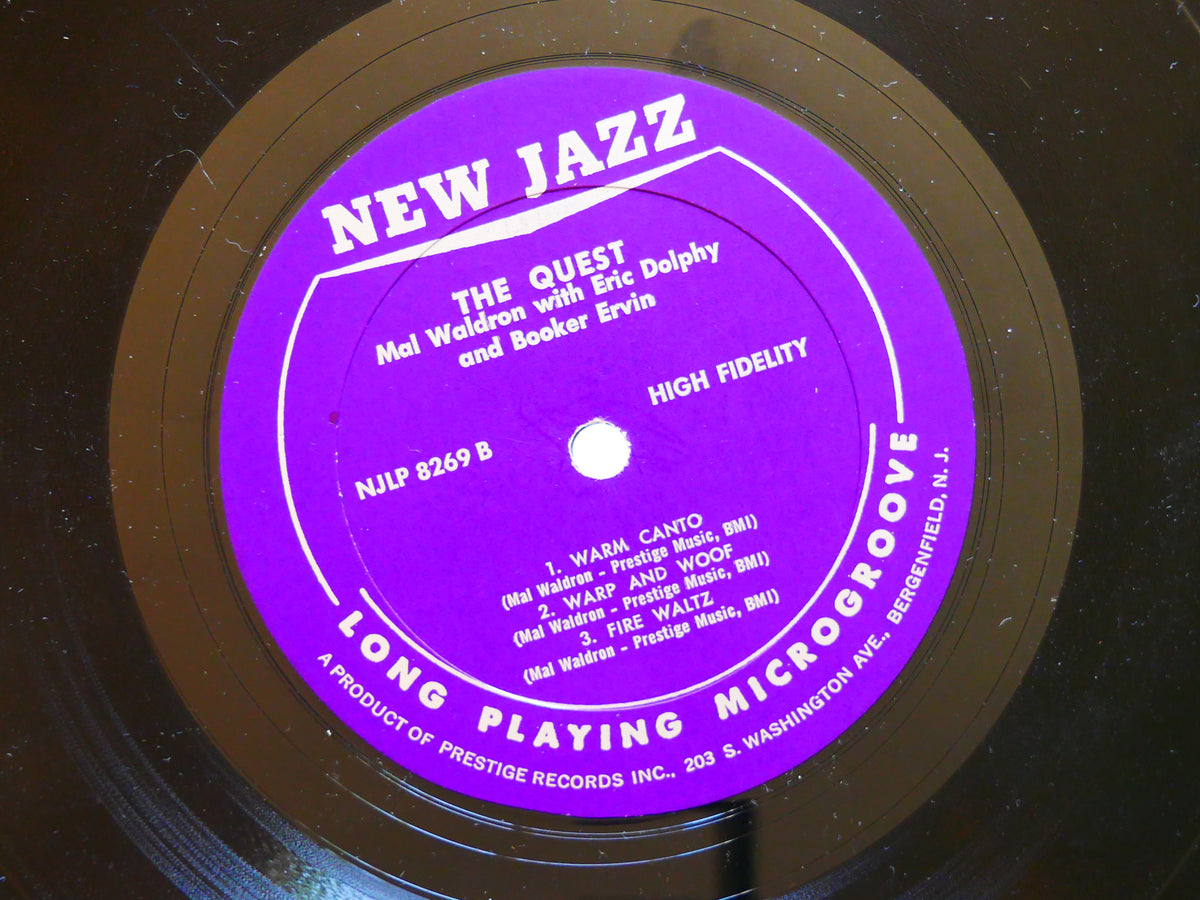 MAL WALDRON ERIC DOLPHY The Quest LP NEW JAZZ NJLP 8269 US 1963 RVG DG MONO VG+
