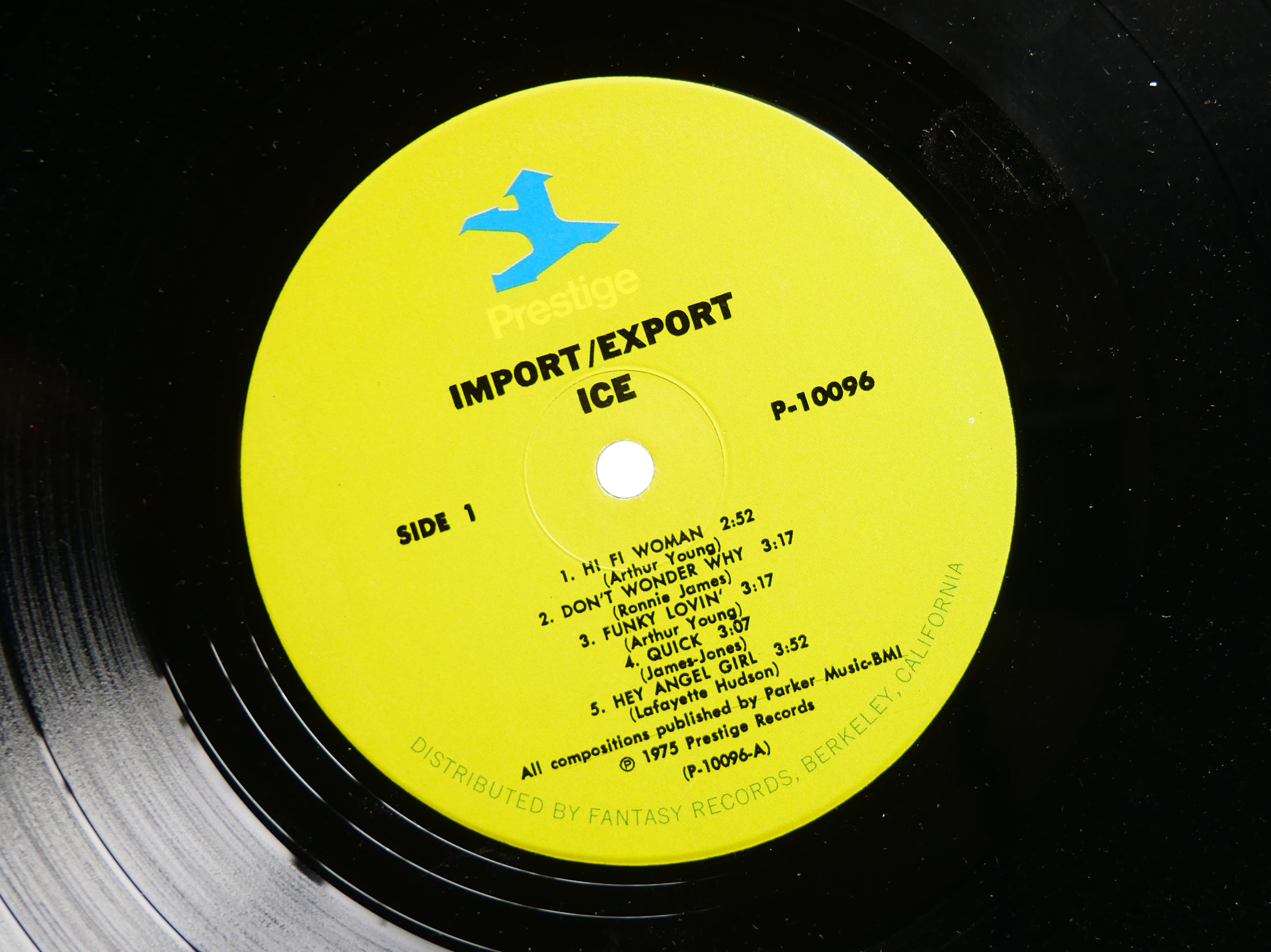 ICE Import / Export LP PRESTIGE P-10096 US 1975 Jazz Funk Soul