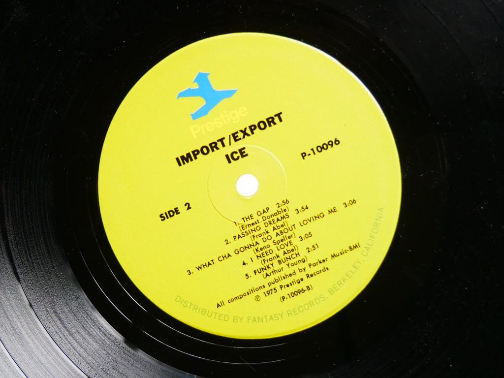 ICE Import / Export LP PRESTIGE P-10096 US 1975 Jazz Funk Soul