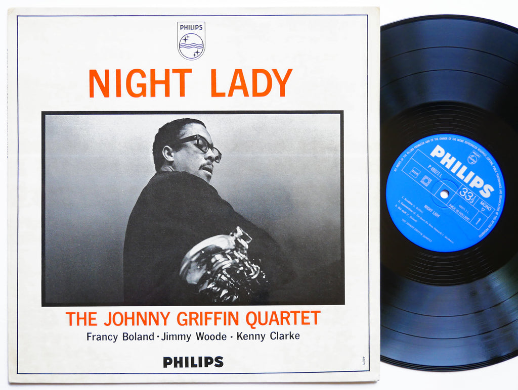 JOHNNY GRIFFIN Quartet Night Lady LP PHILIPS P 48071 L NETHERLANDS 1964 CLEAN
