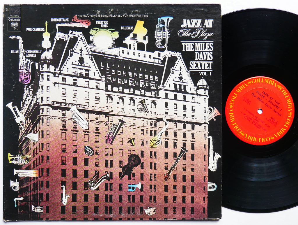 MILES DAVIS Sextet Jazz At The Plaza Vol. 1 LP COLUMBIA C 32470 John Coltrane