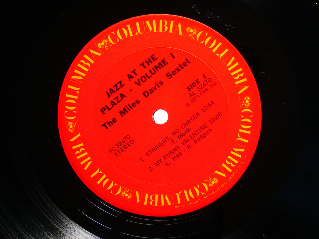 MILES DAVIS Sextet Jazz At The Plaza Vol. 1 LP COLUMBIA C 32470 John Coltrane