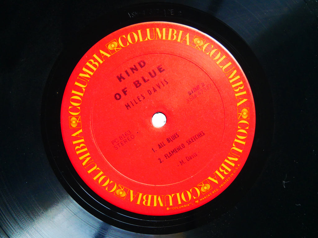 MILES DAVIS Kind Of Blue LP COLUMBIA PC 8163 US 1977 John Coltrane Bill Evans