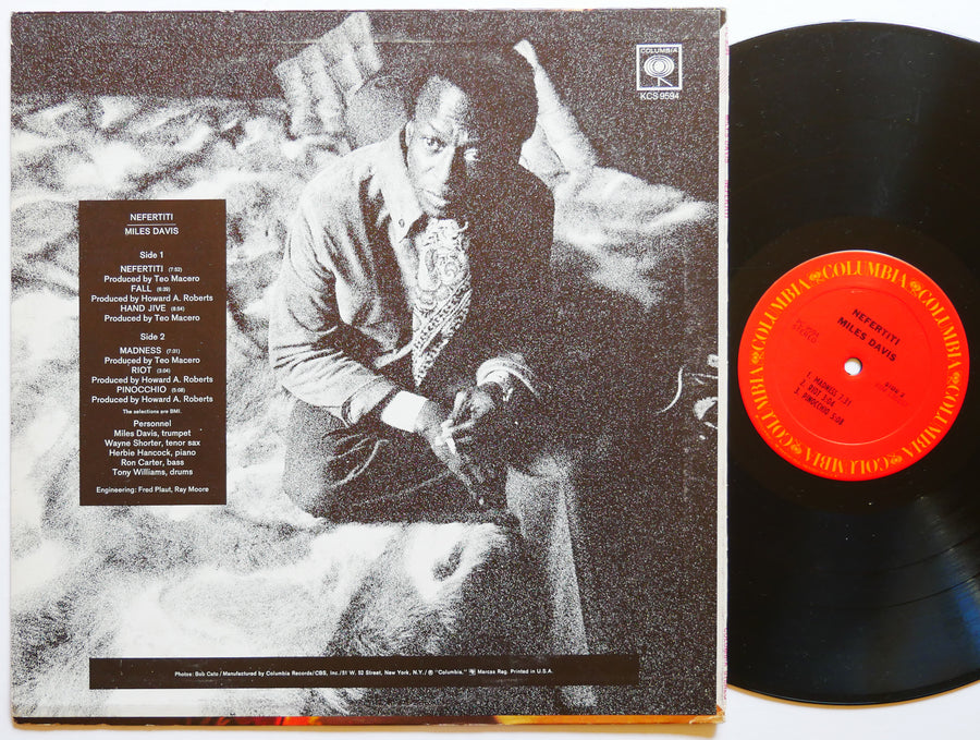 MILES DAVIS Nefertiti LP COLUMBIA PC 9594 US 1977 Wayne Shorter Herbie Hancock