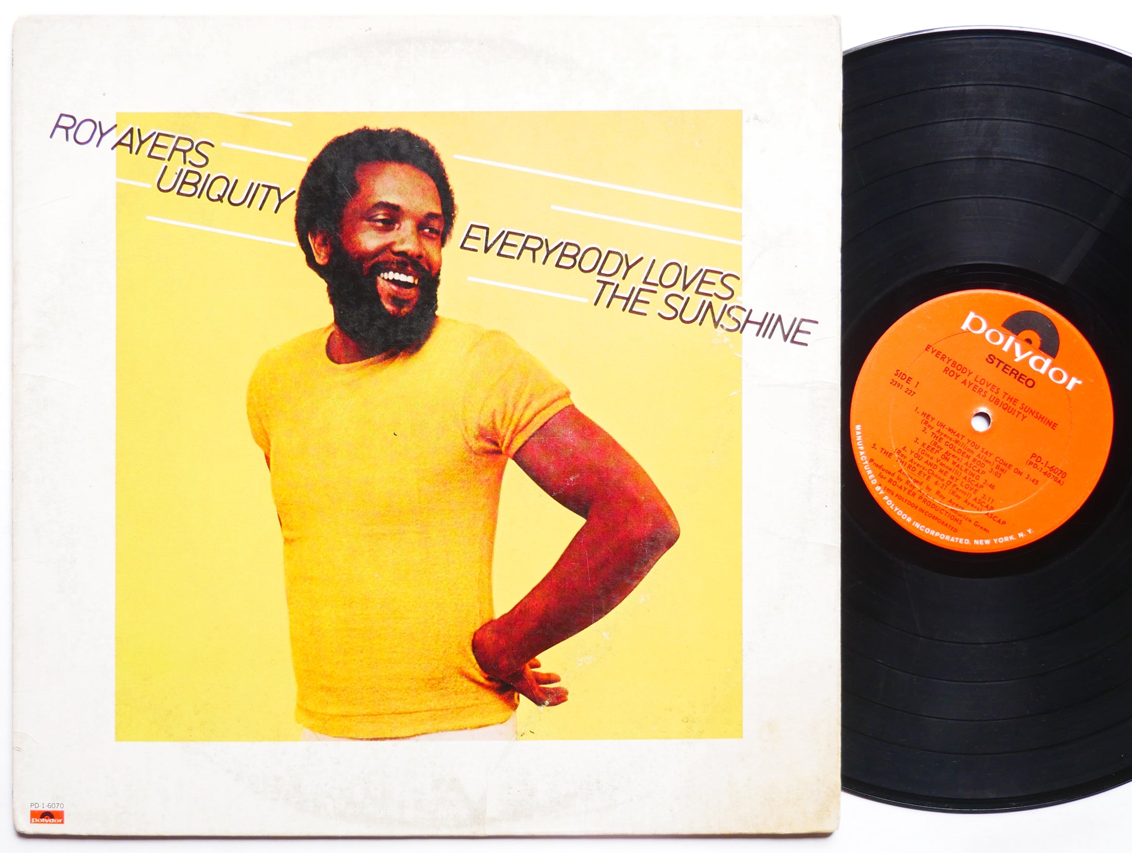 ROY AYERS UBIQUITY Everybody Loves The Sunshine LP POLYDOR PD-1-6070 US 1976