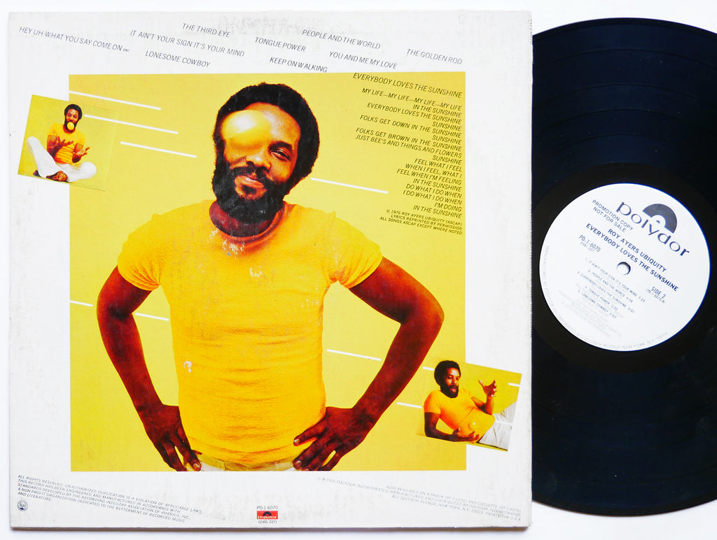ROY AYERS UBIQUITY Everybody Loves The Sunshine LP POLYDOR PD-1-6070 US 1976