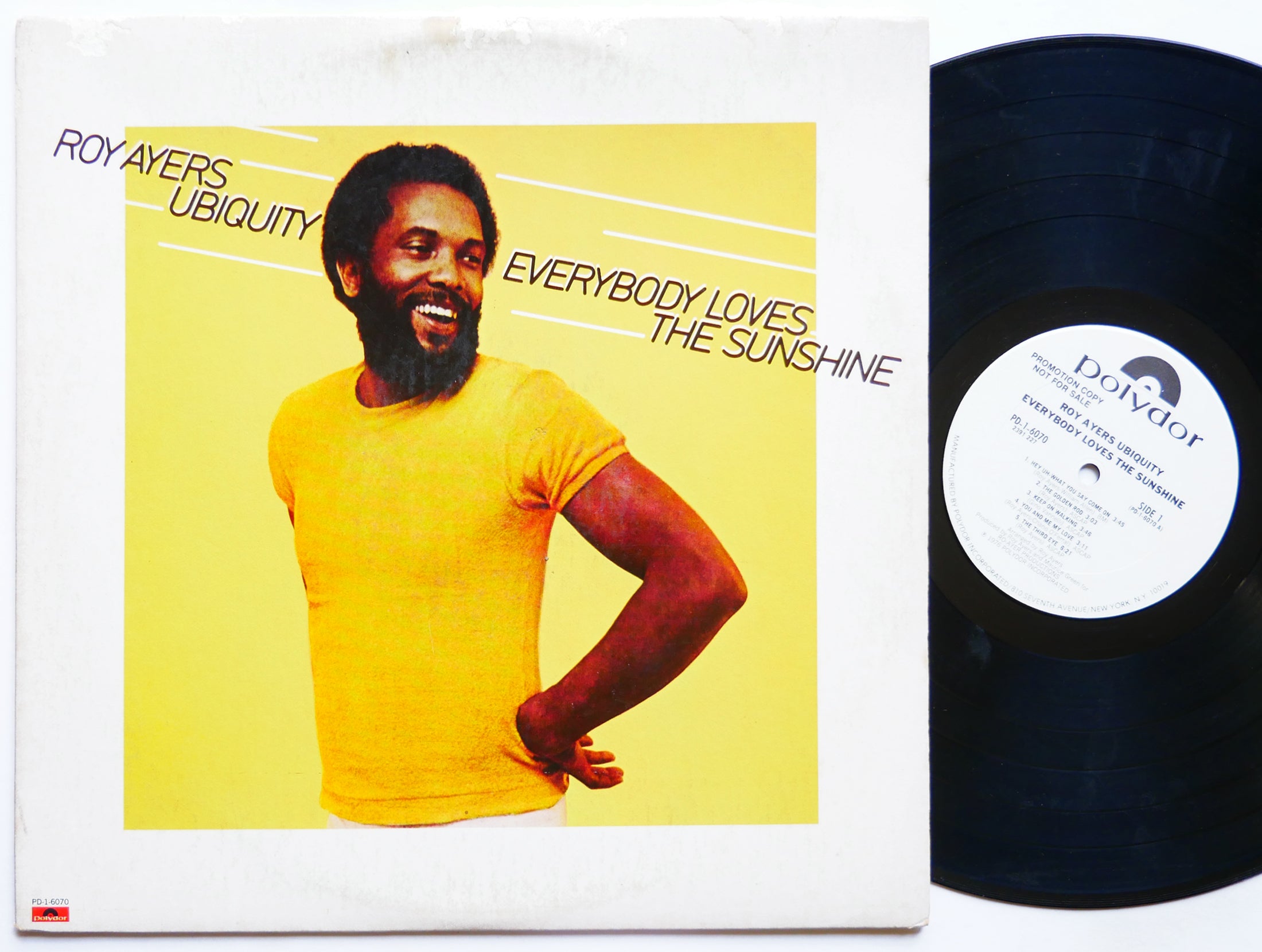 ROY AYERS UBIQUITY Everybody Loves The Sunshine LP POLYDOR PD-1-6070 US 1976